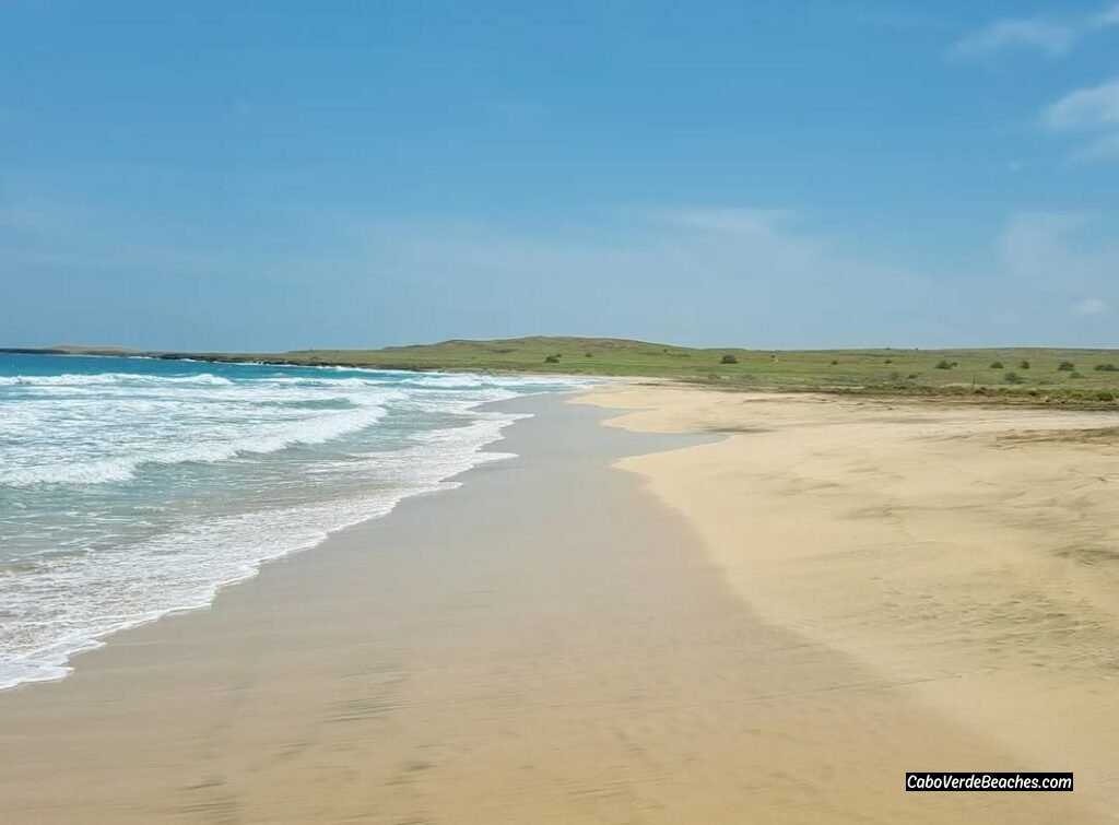 Breathtaking secluded view of the rocky Ponta dos Flamengos area and the untouched beach in Cape Verde, perfect for nature exploration.